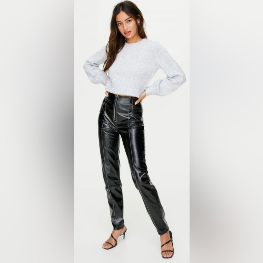 Aritzia Sunday Best Tessy Pants Black Size Medium - Picture 5 of 15